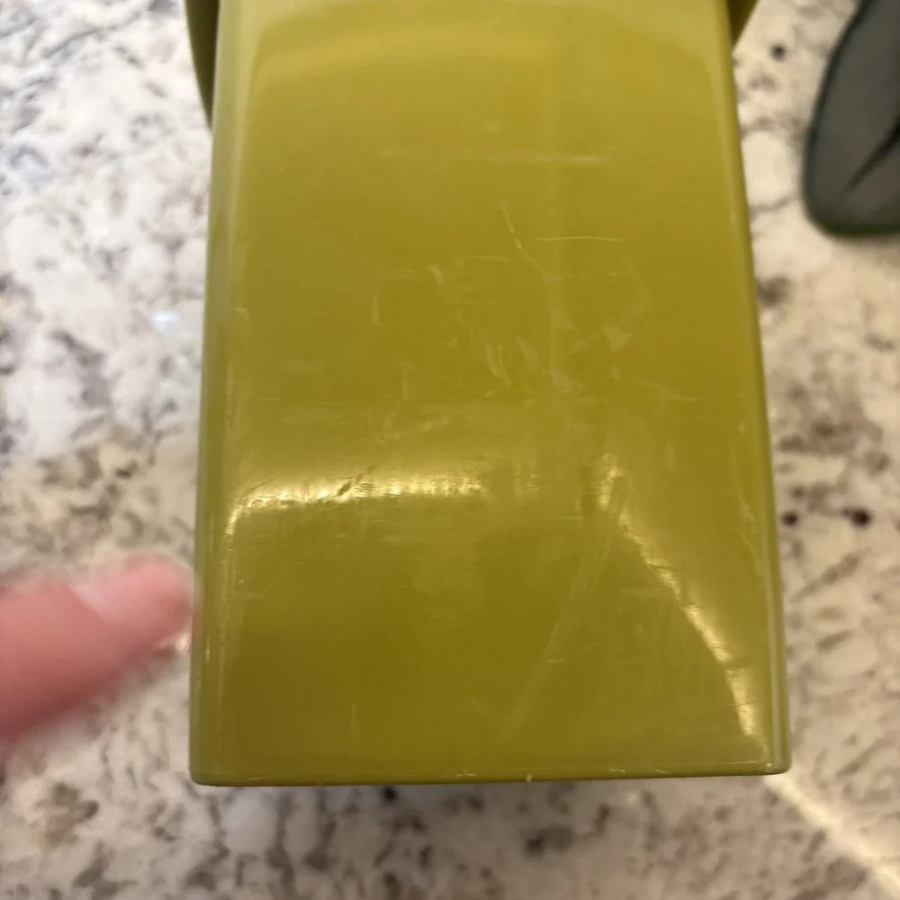 VTG Tupperware Olive Pickle Keeper Pick-a-Deli Avocado Green‎ 3 Piece USA 1330-6